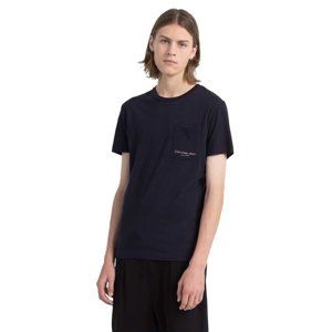 Calvin Klein pánské tmavě modré tričko Talb - L (402)